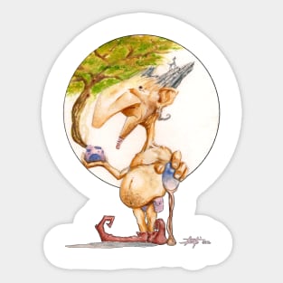 Elf of the Forest Sticker